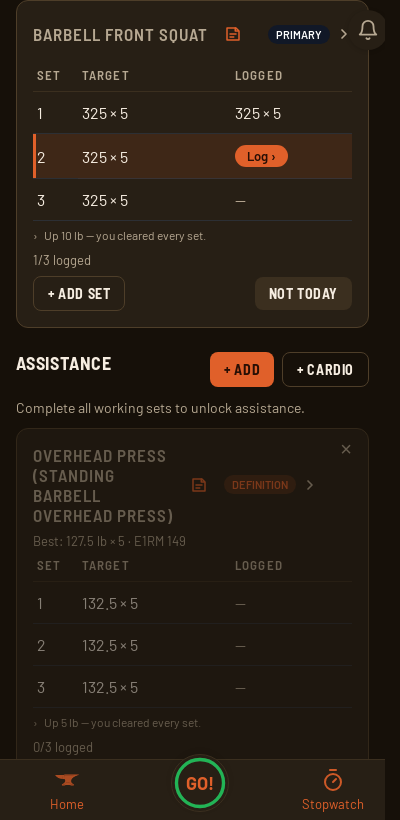 A Fierce 5 — Novice workout in Iron Forge