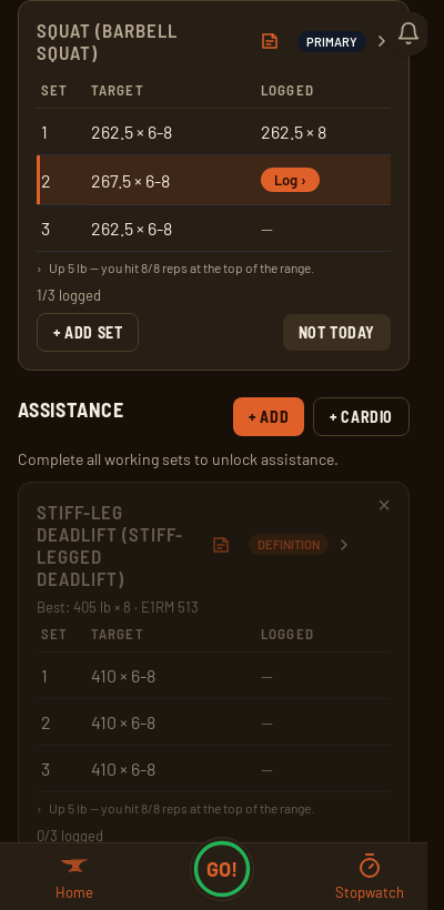 A Generic Bulking Routine workout in Iron Forge