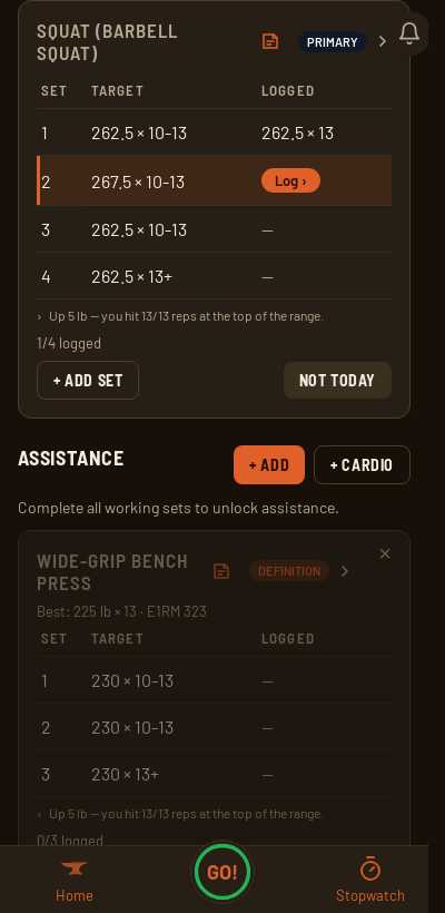 A Arnold's Golden Six workout in Iron Forge
