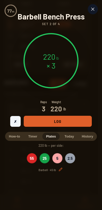 Iron Forge rest timer and plate calculator during GZCL — The Rippler