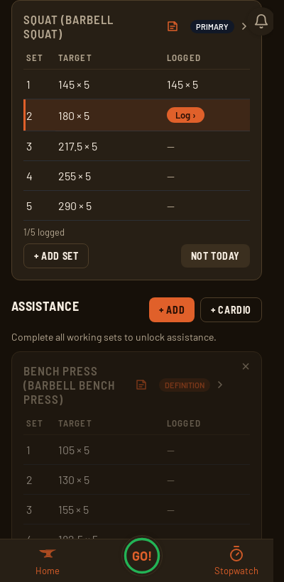 A Madcow 5×5 workout in Iron Forge