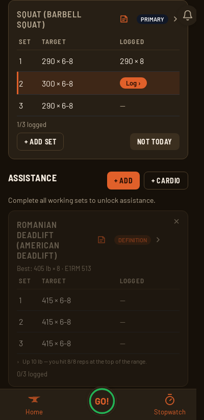 A Thinner Leaner Stronger workout in Iron Forge